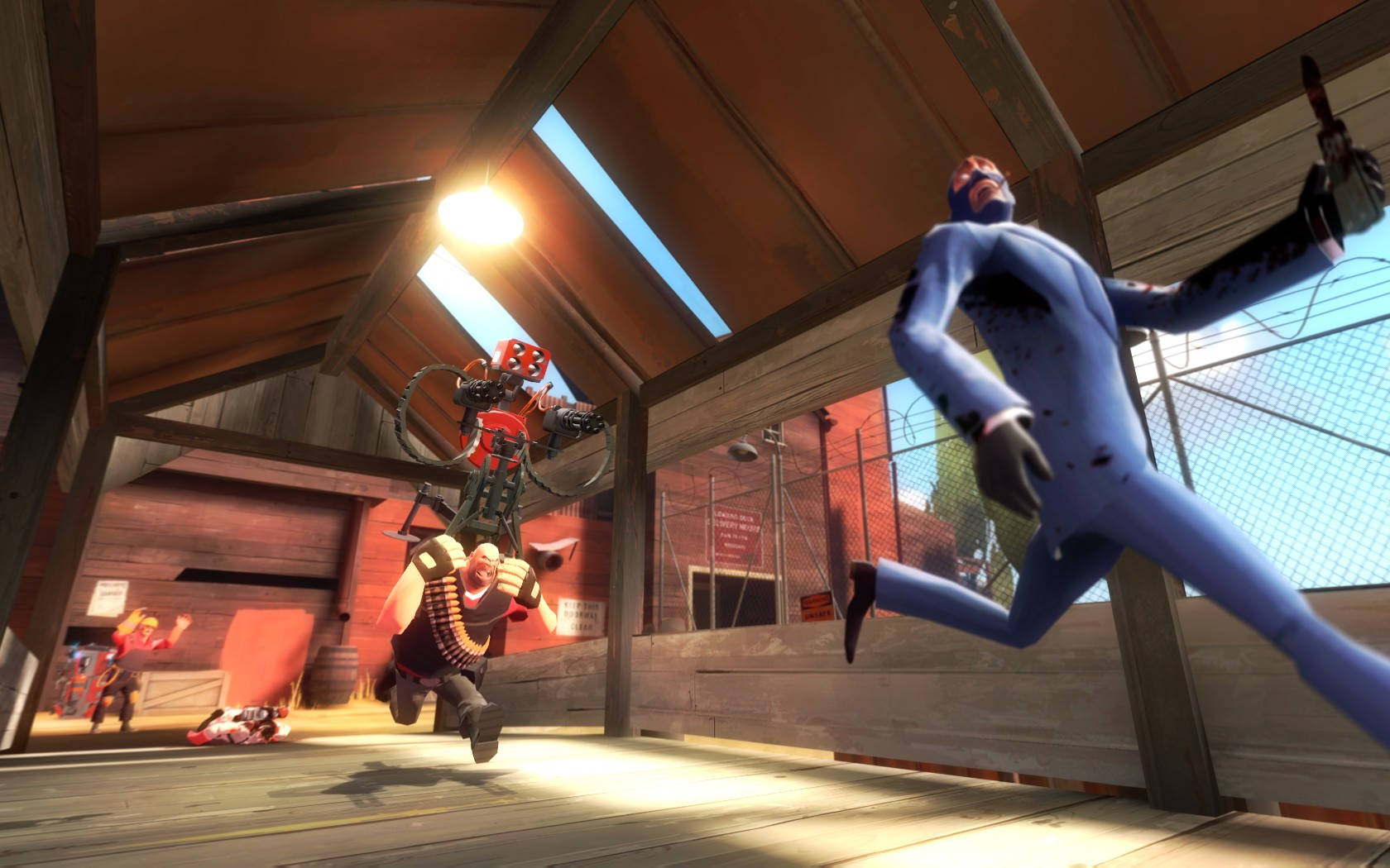 Team Fortress 2 Heavy And Spy