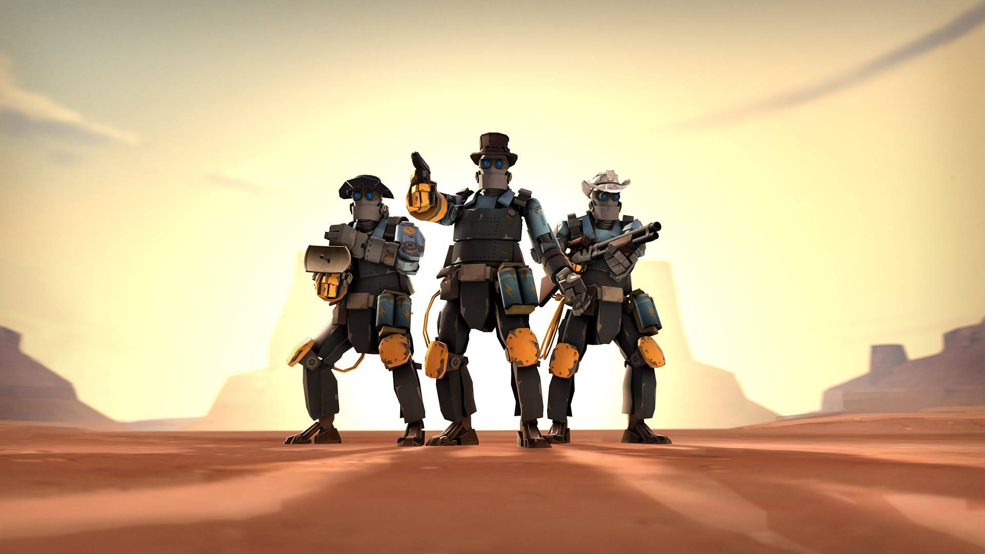 Team Fortress 2 Humanoid Machines Background
