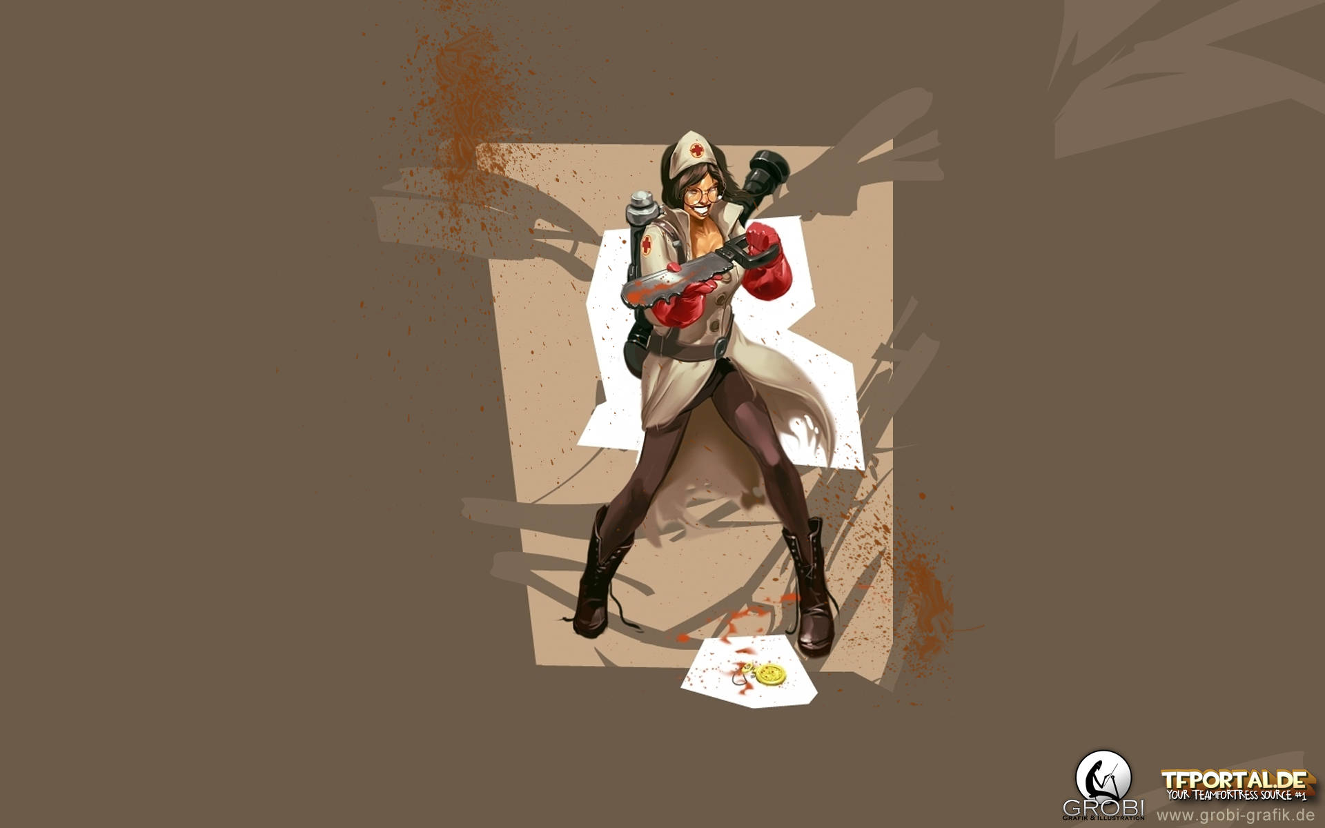 Team Fortress 2 Medic Background