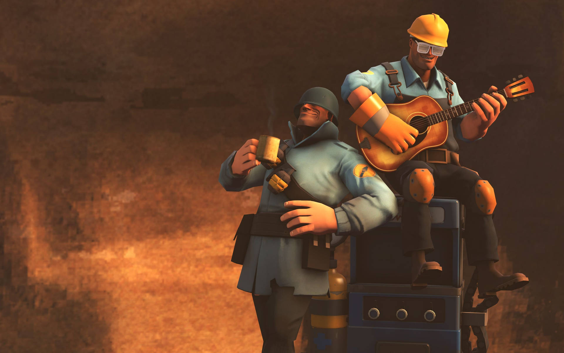Team Fortress 2 Soldier And Engineer