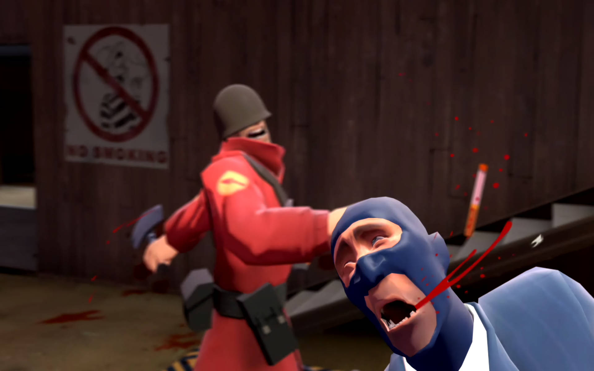Team Fortress 2 Soldier And Spy Background