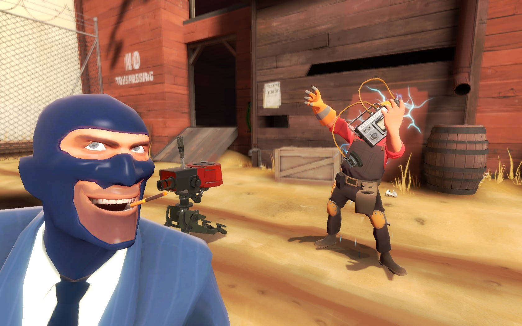 Team Fortress 2 Spy And Engineer