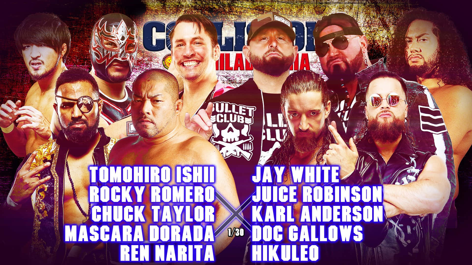 Team Ishii Against Bullet Club By Jay White