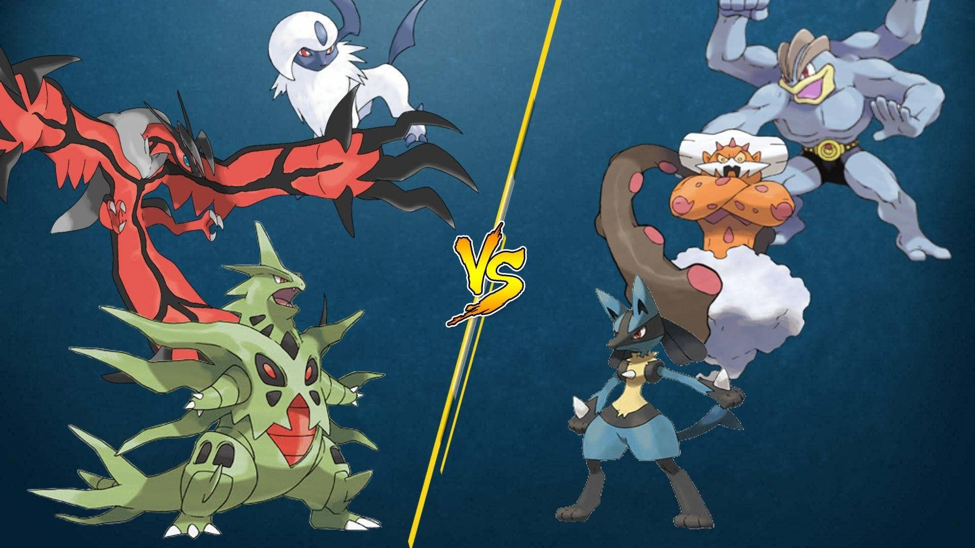 Team Landorus Vs Team Yveltal Background