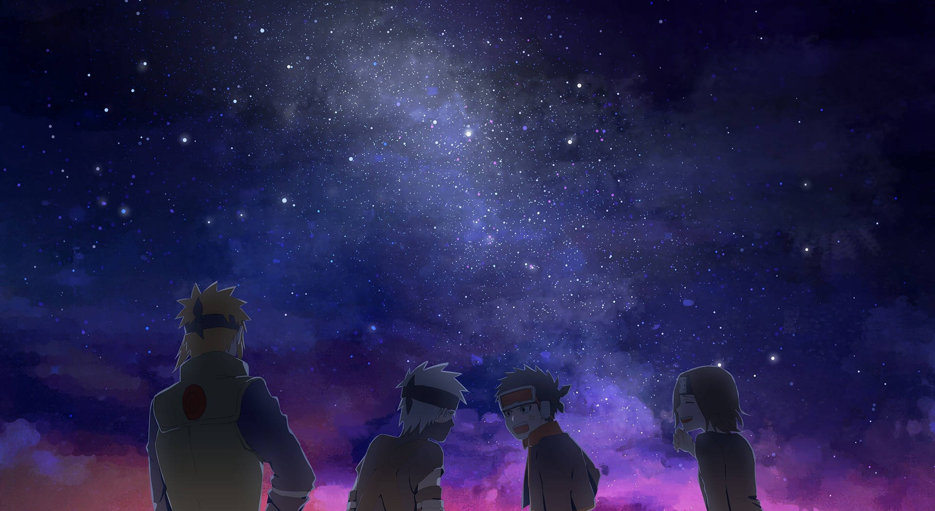 Team Minato Anime Night Sky