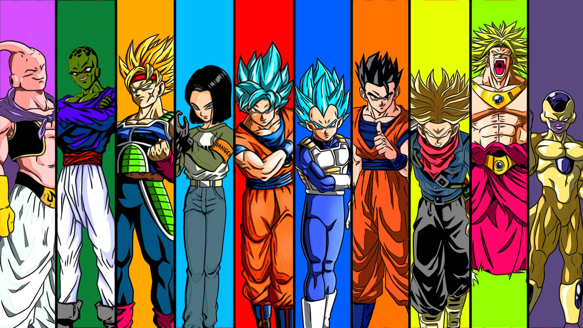 Team Universe 7 Dragon Ball Super Broly Background