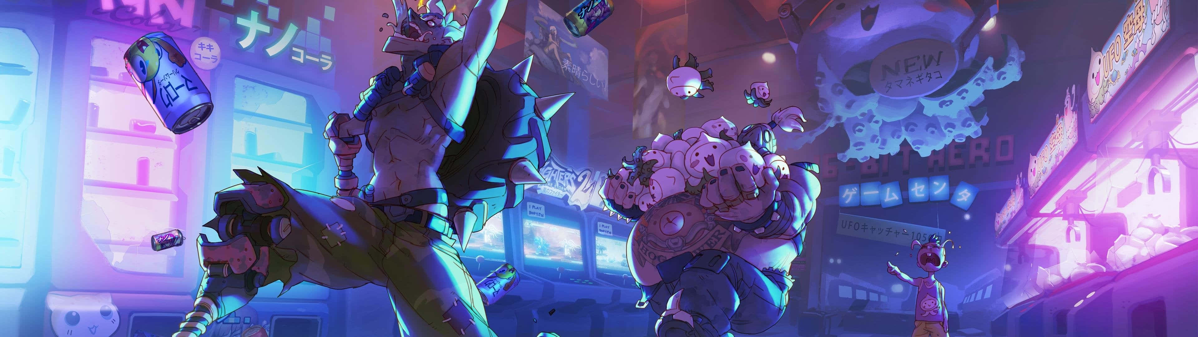 Team Up & Take On The World Background