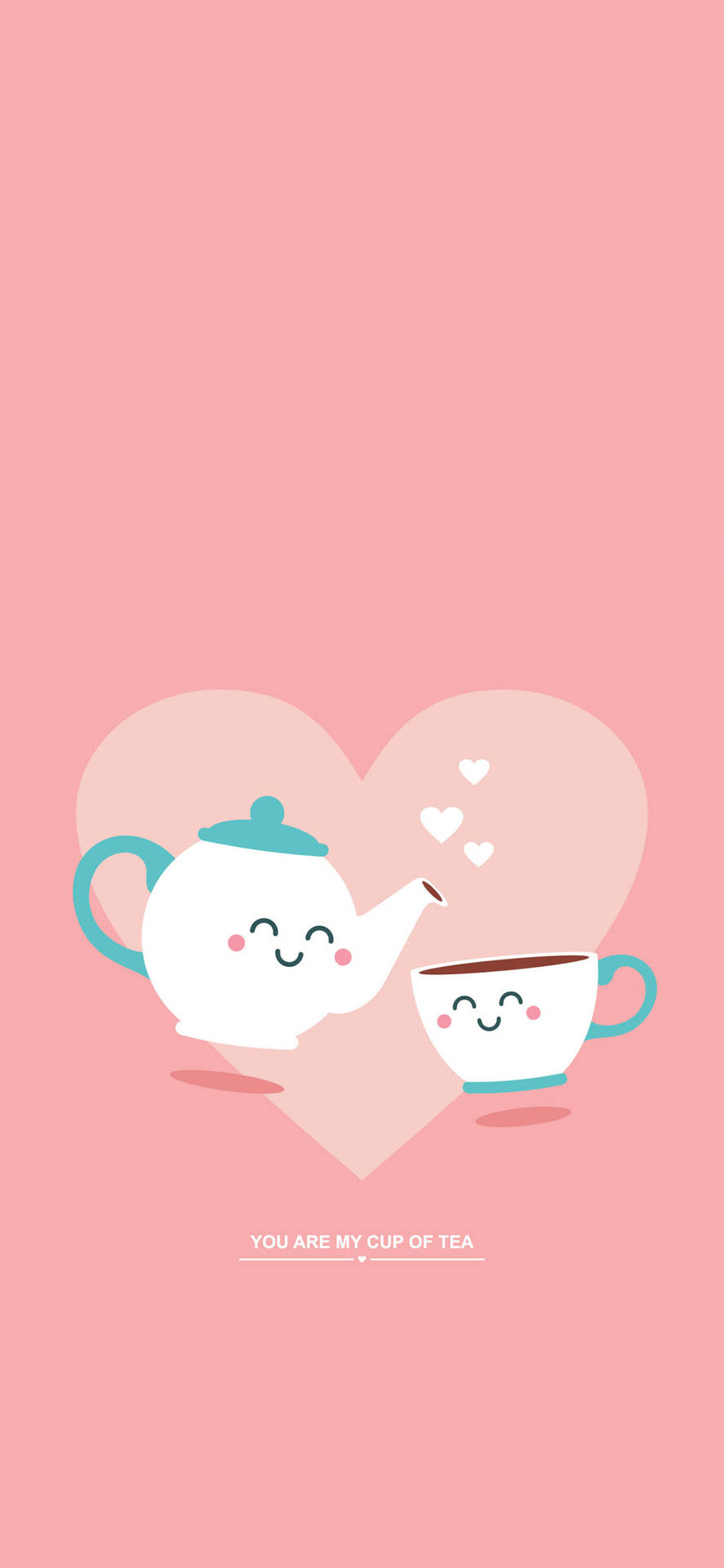 Teapot And Teacup Girly Iphone Background