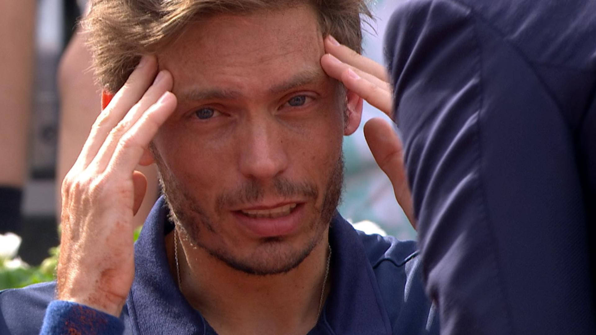 Tearful Nicolas Mahut