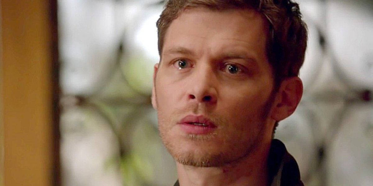 Teary-eyed Klaus Mikaelson