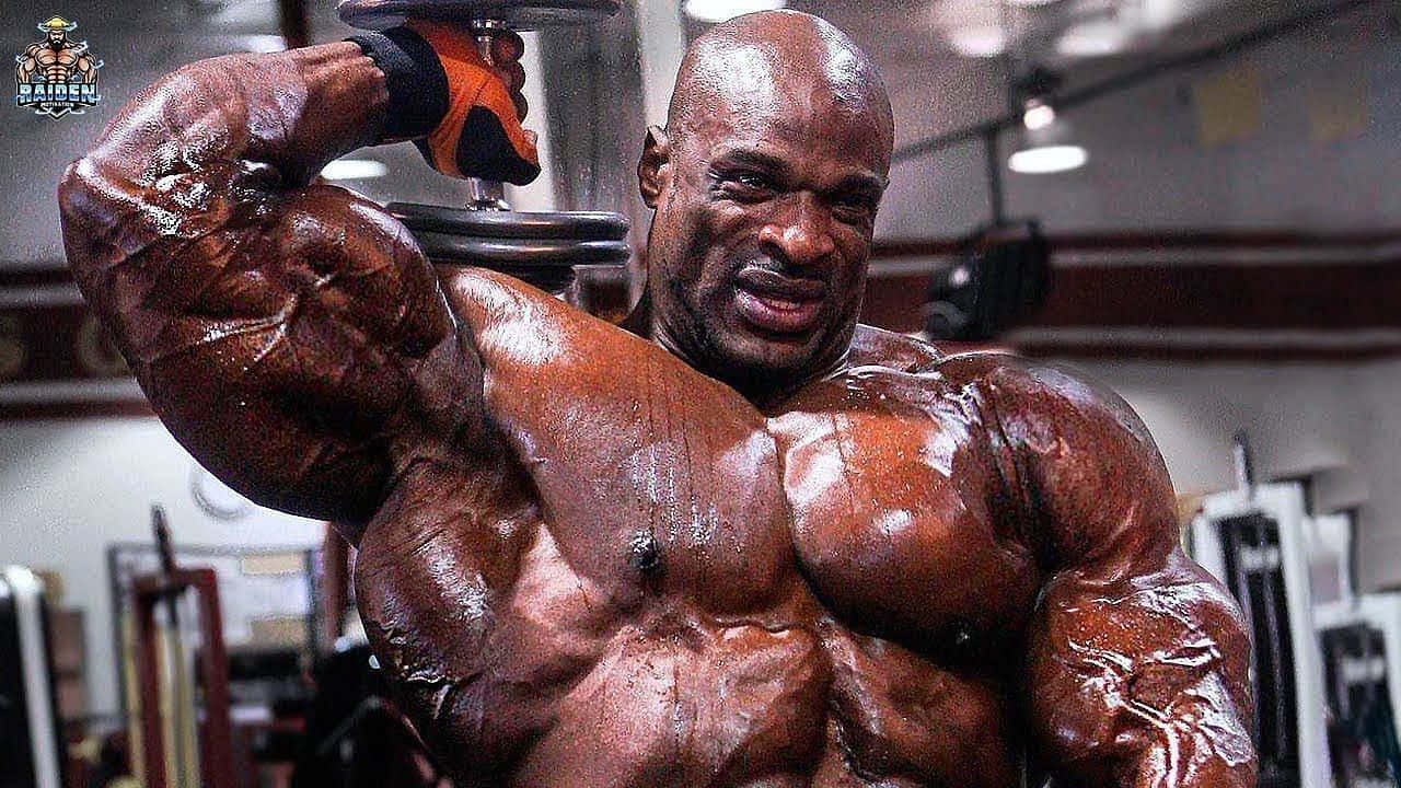 Teary-eyed Ronnie Coleman Background