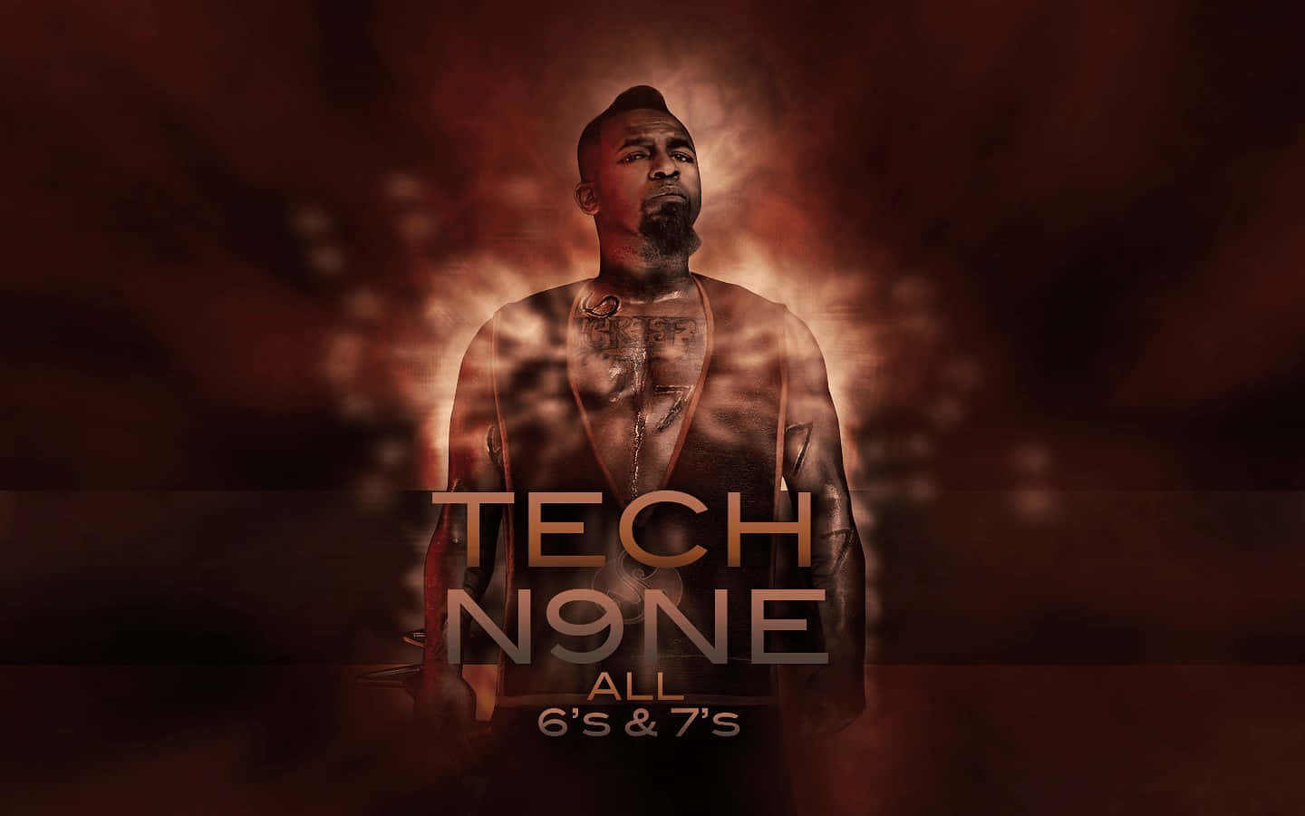 Tech N9ne All6s And7s Album Cover Background