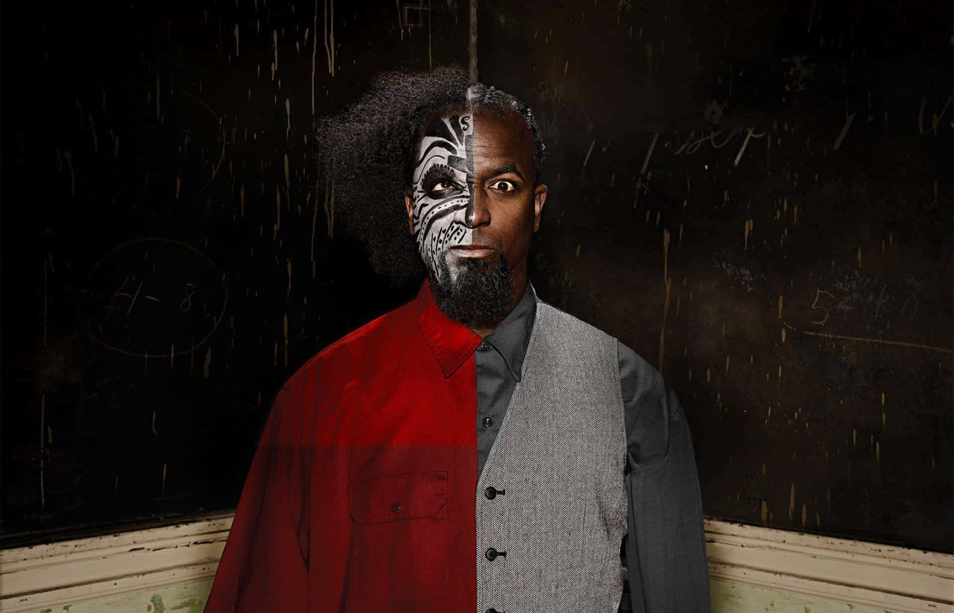 Tech N9ne Half Face Paint Background