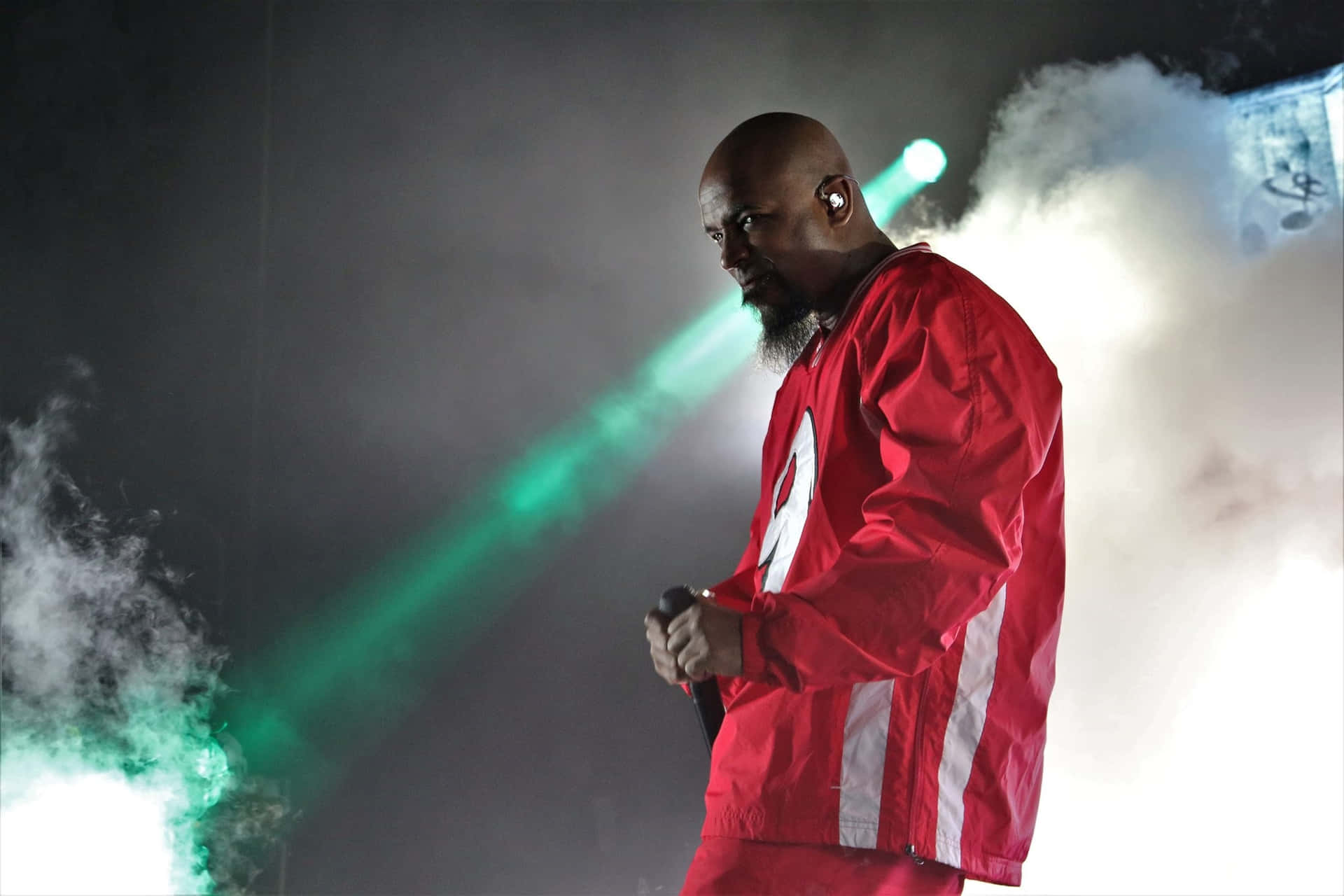 Tech N9ne Performing Live Concert Background