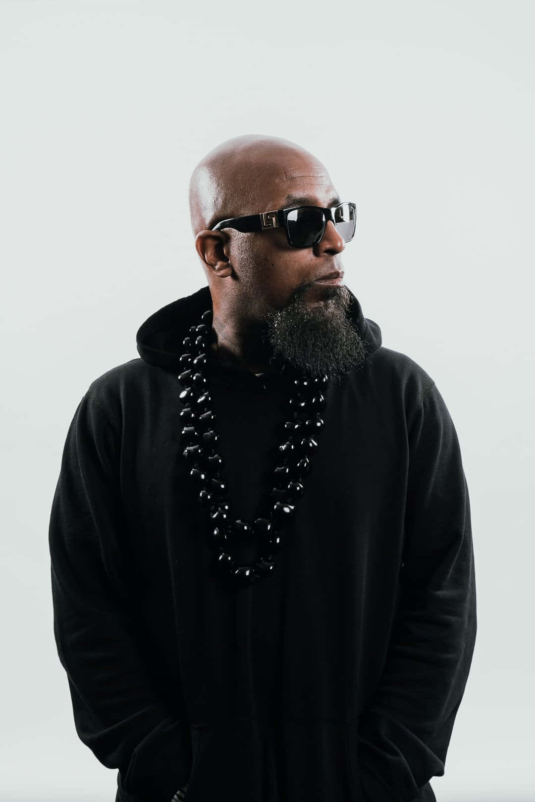 Tech N9ne Portraitin Black Background