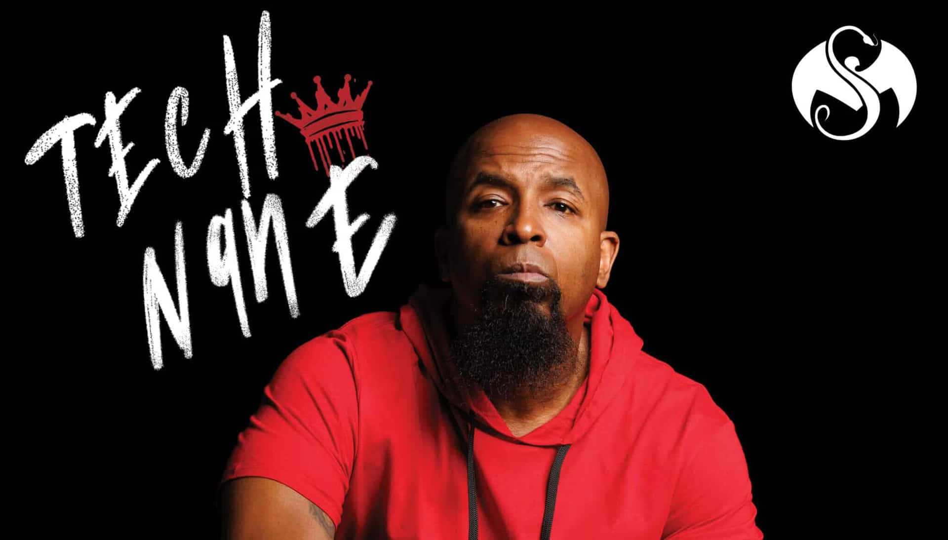 Tech N9ne Red Hoodie Promotional Photo