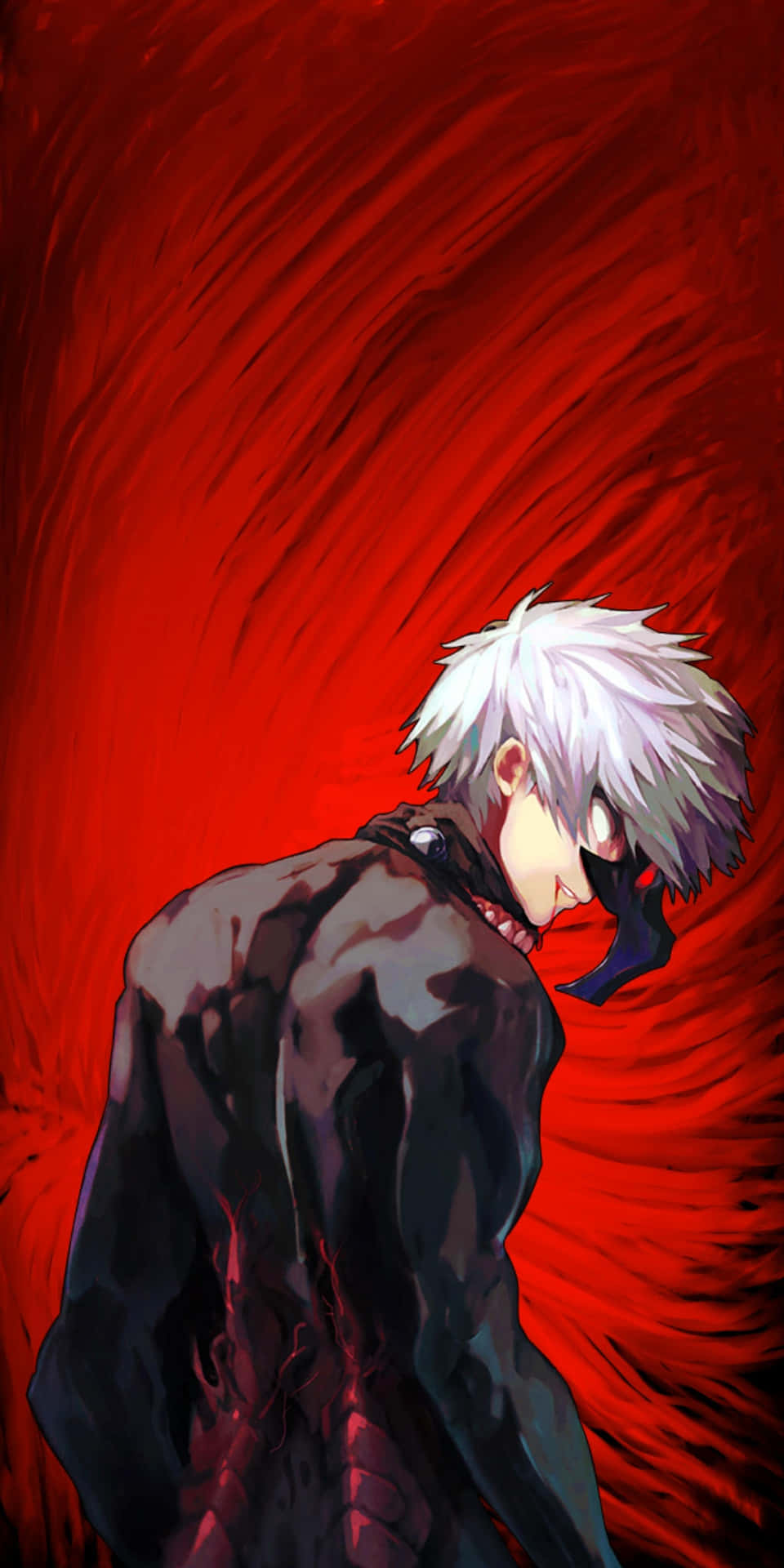 Tech-savvy Consumers Rejoice At The Arrival Of The Cutting Edge Kaneki Phone Background