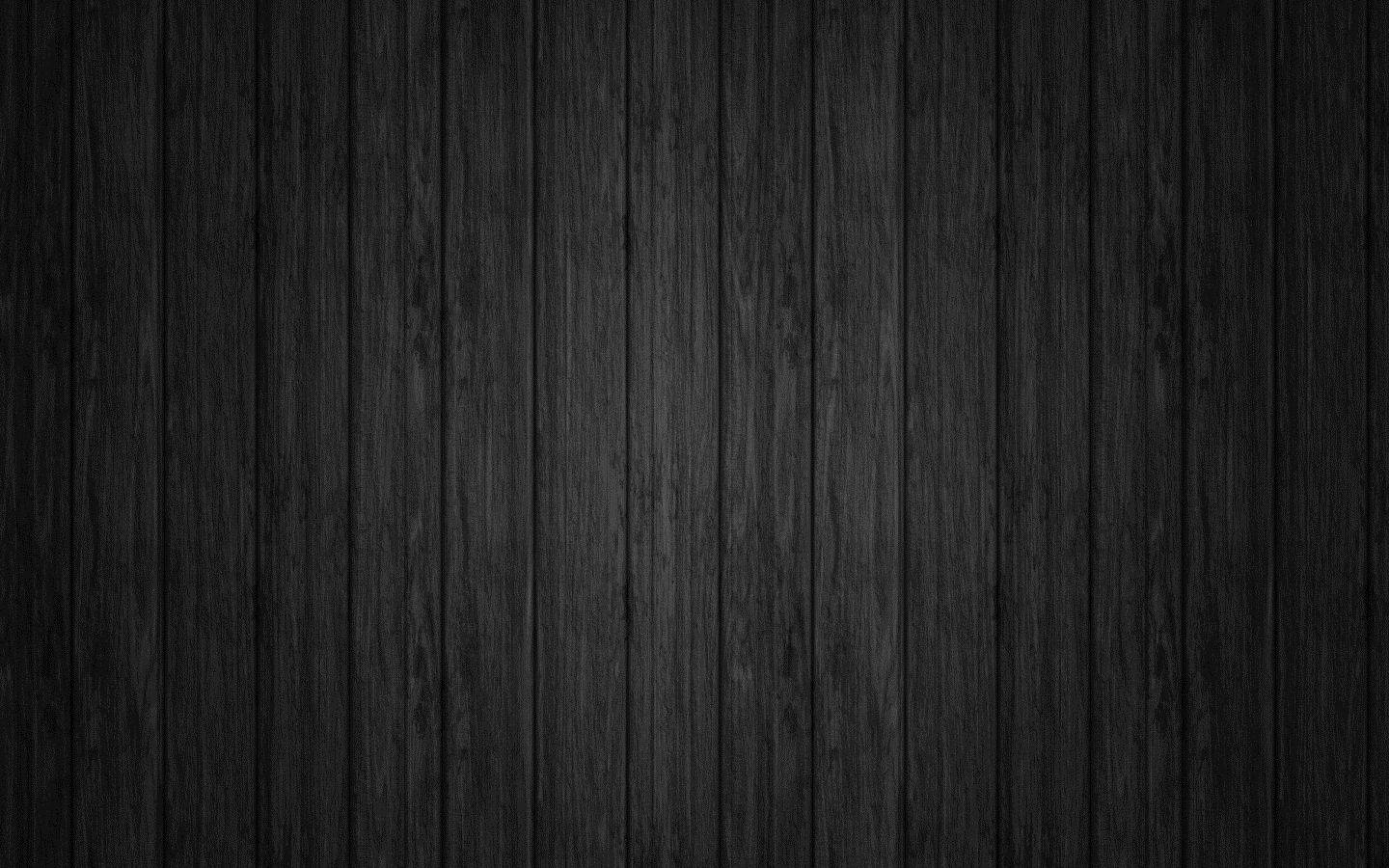 Tech Style - Black Mac On Wooden Table Background