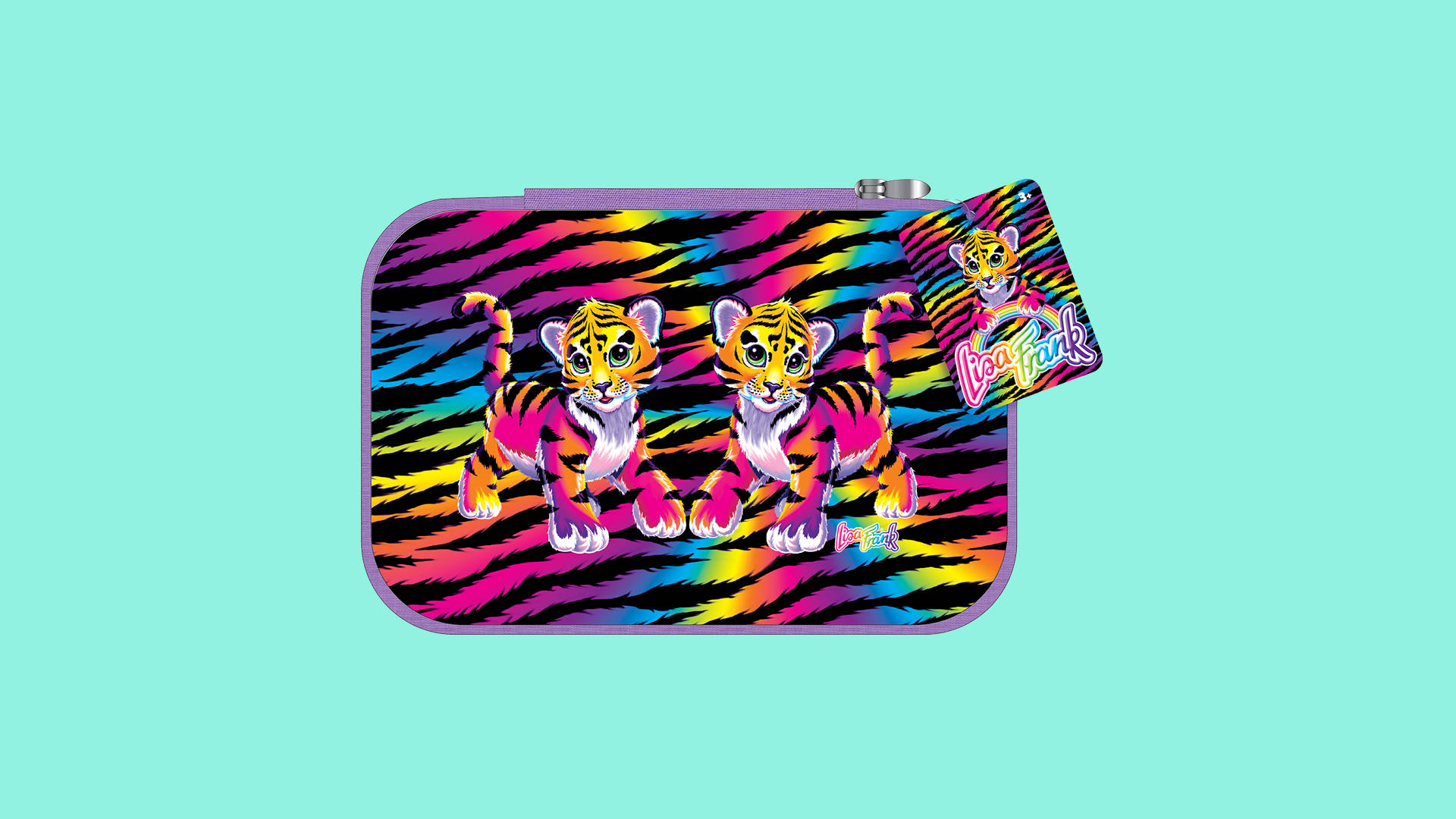 Technicolor Tigers Cute Aesthetic Pc Background