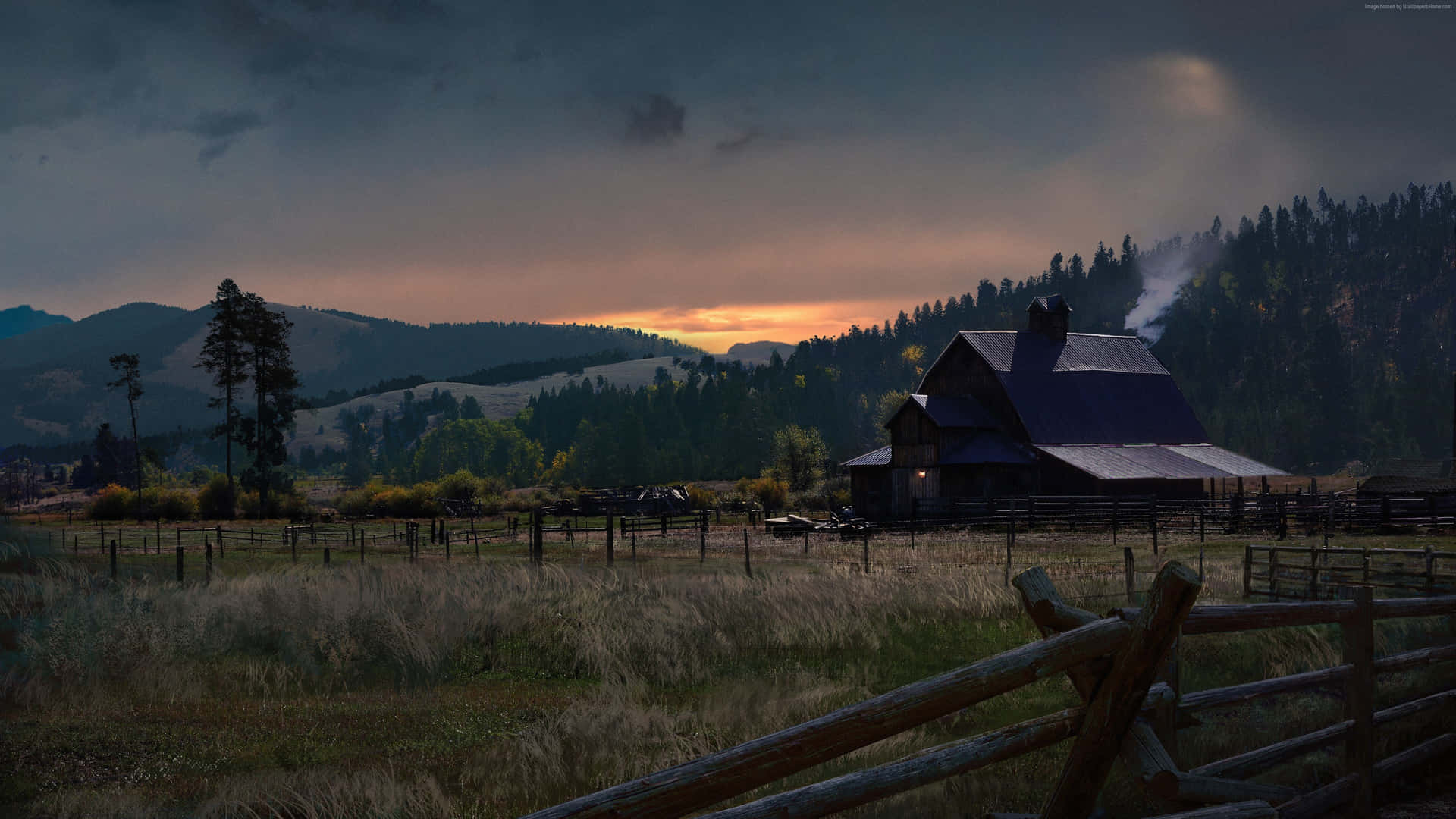 Technological Solutions Revolutionize Cool Farming And Boost Productivity Background