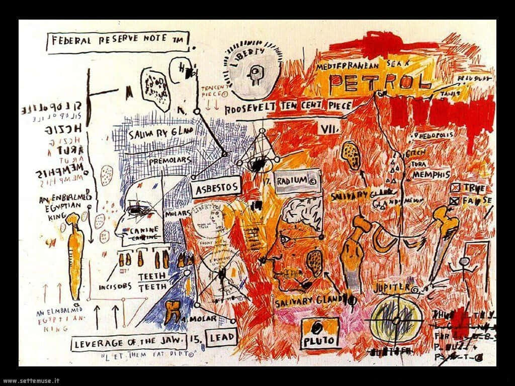 Techu-anpu By Artist Jean Michel Basquiat