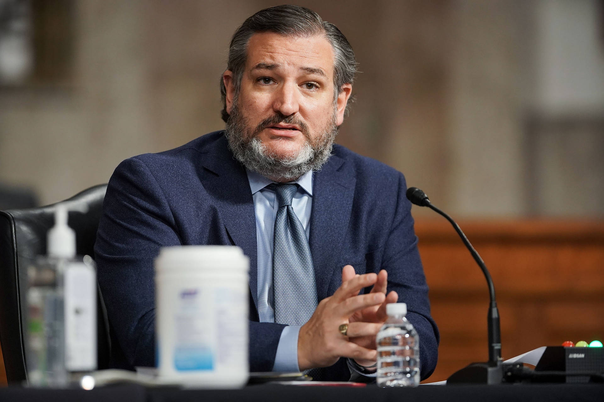 Ted Cruz With Blurred Background