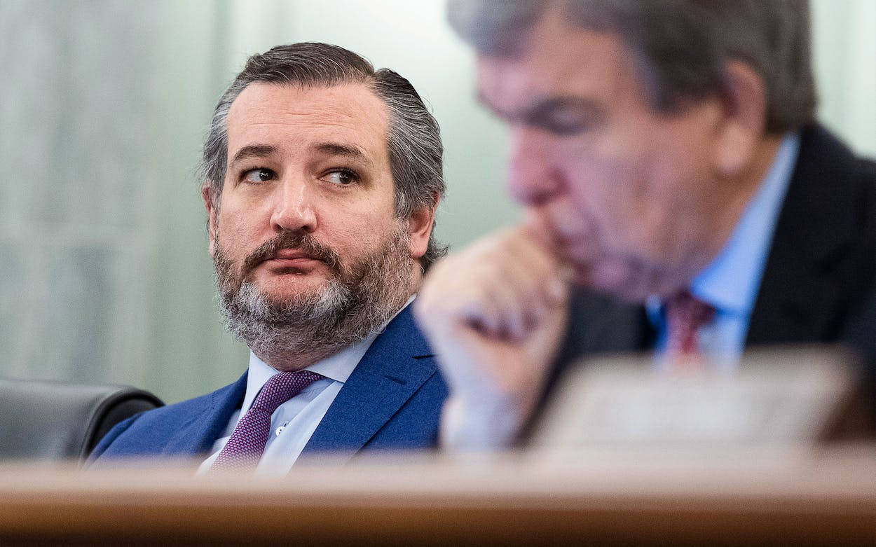 Ted Cruz With Other Senator Background