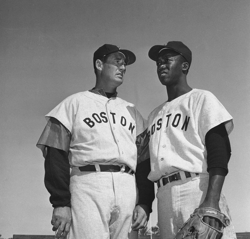 Ted Williams And Pumpsie Green