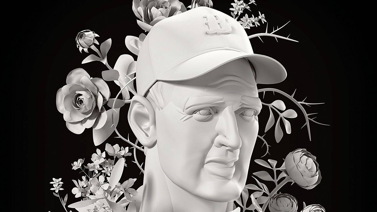 Ted Williams Digital Sculpture Background