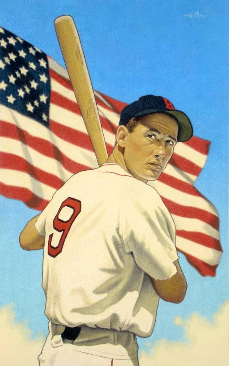 Ted Williams Painting