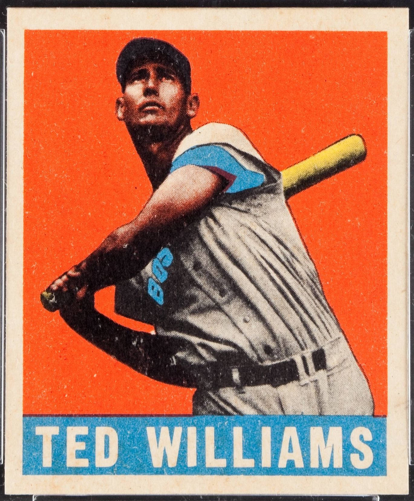 Ted Williams Vintage Baseball Card Background