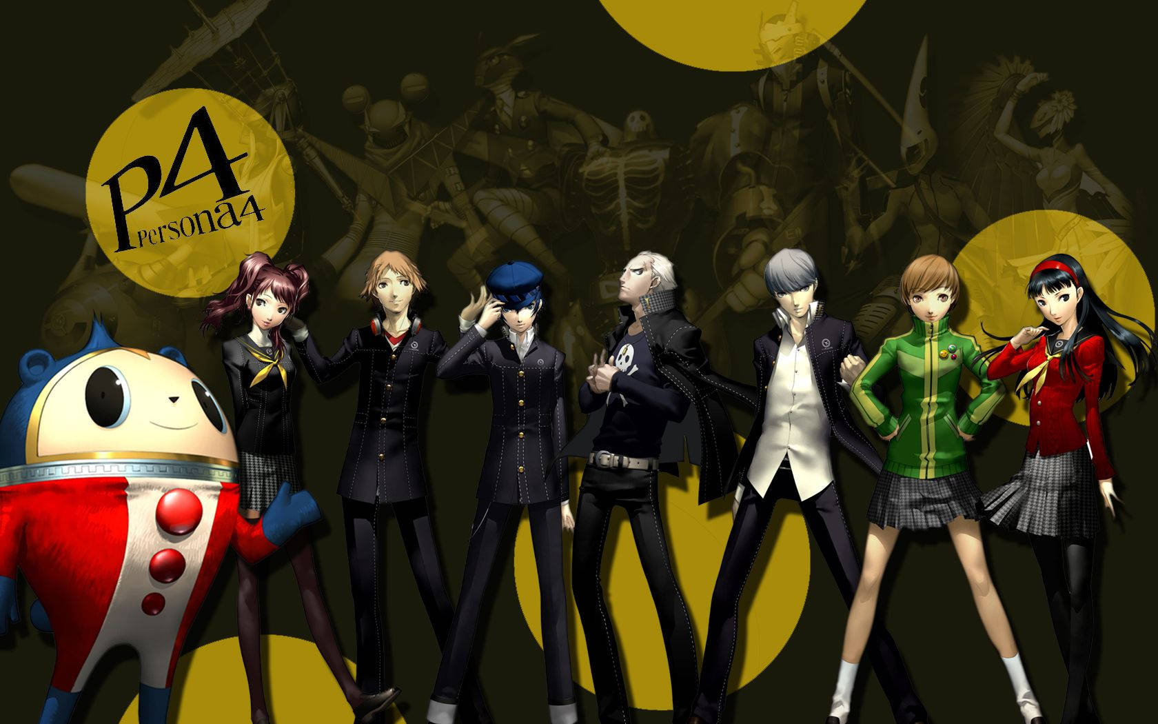Teddie Presents Persona 4 Characters Background