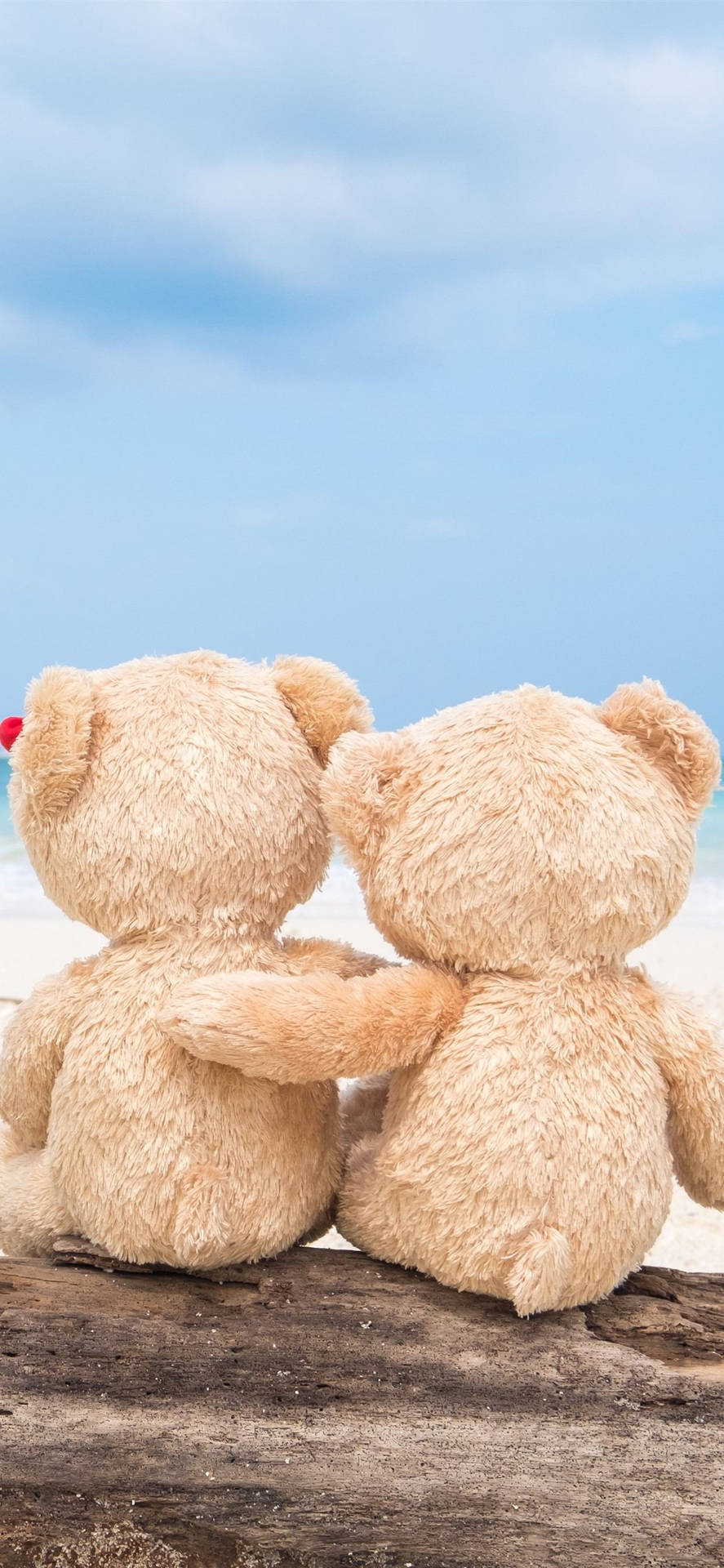 Teddy Bear Hugging Background
