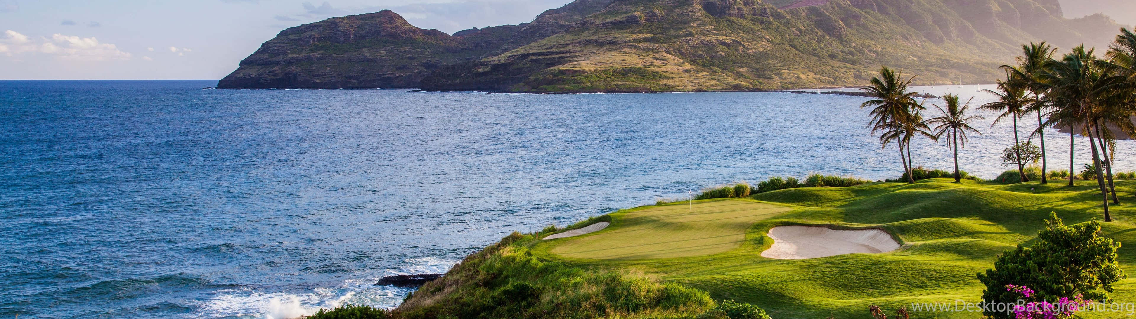 Teeing Off The Perfect Golf Shot Background