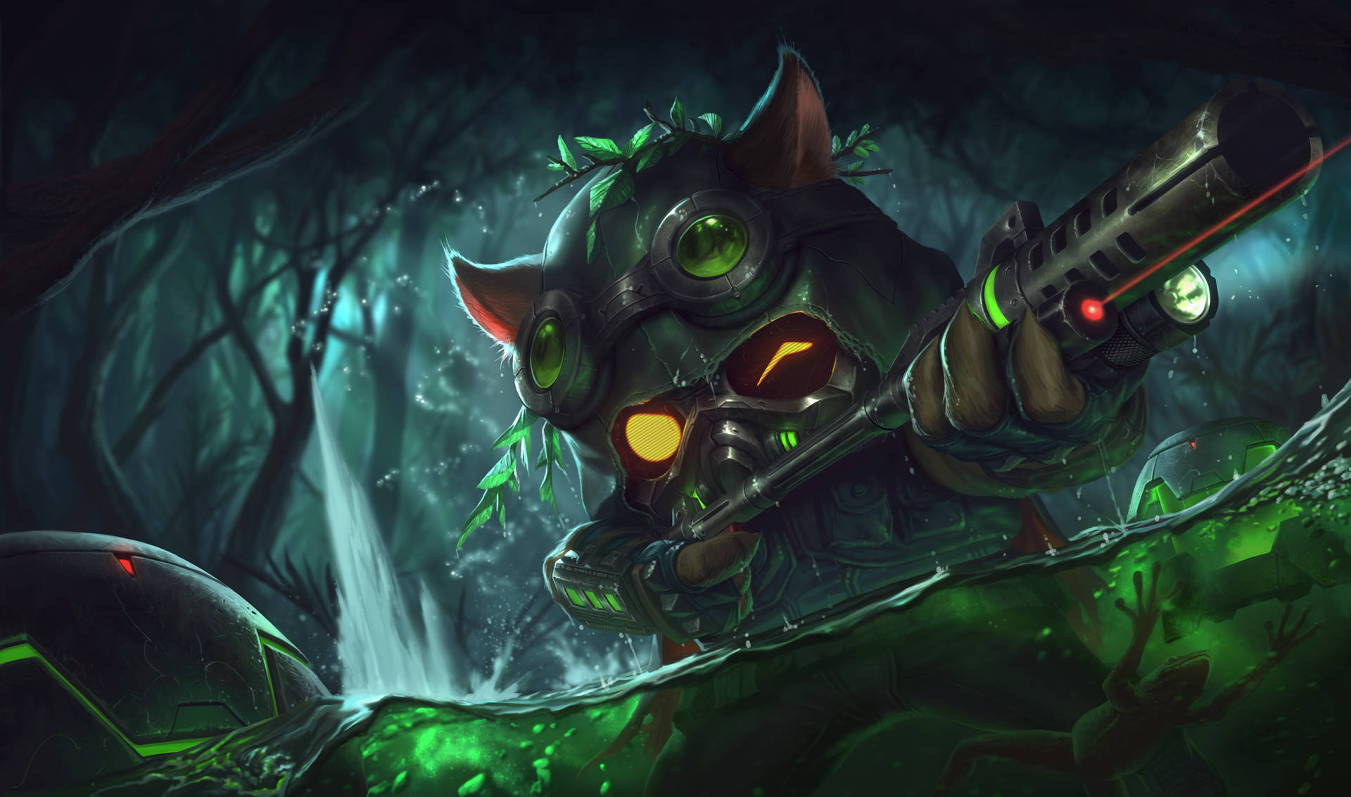 Teemo Cool League Of Legends Champ Background