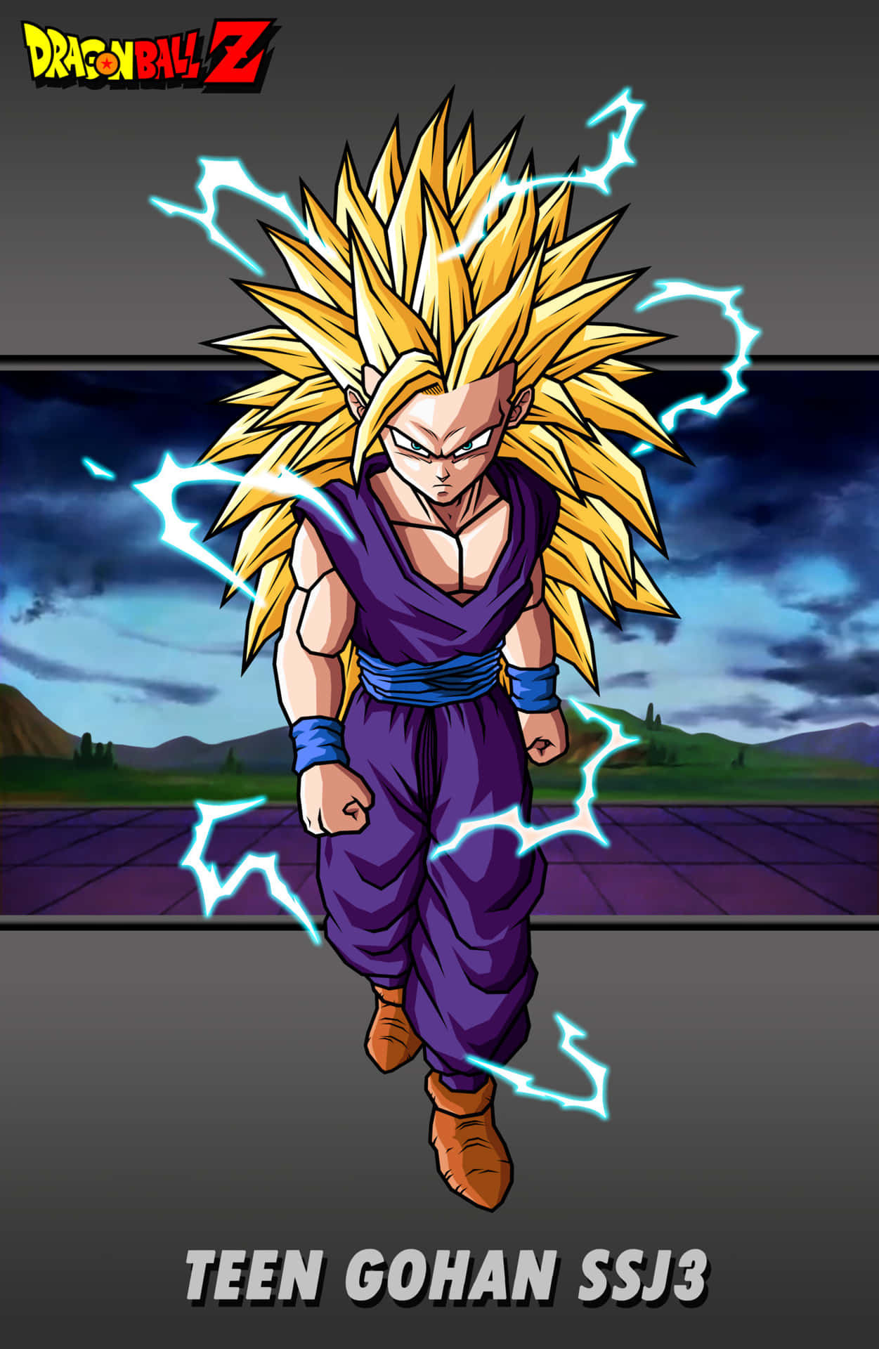Teen Gohan Is Prepared To Take On The Evil Cell Background