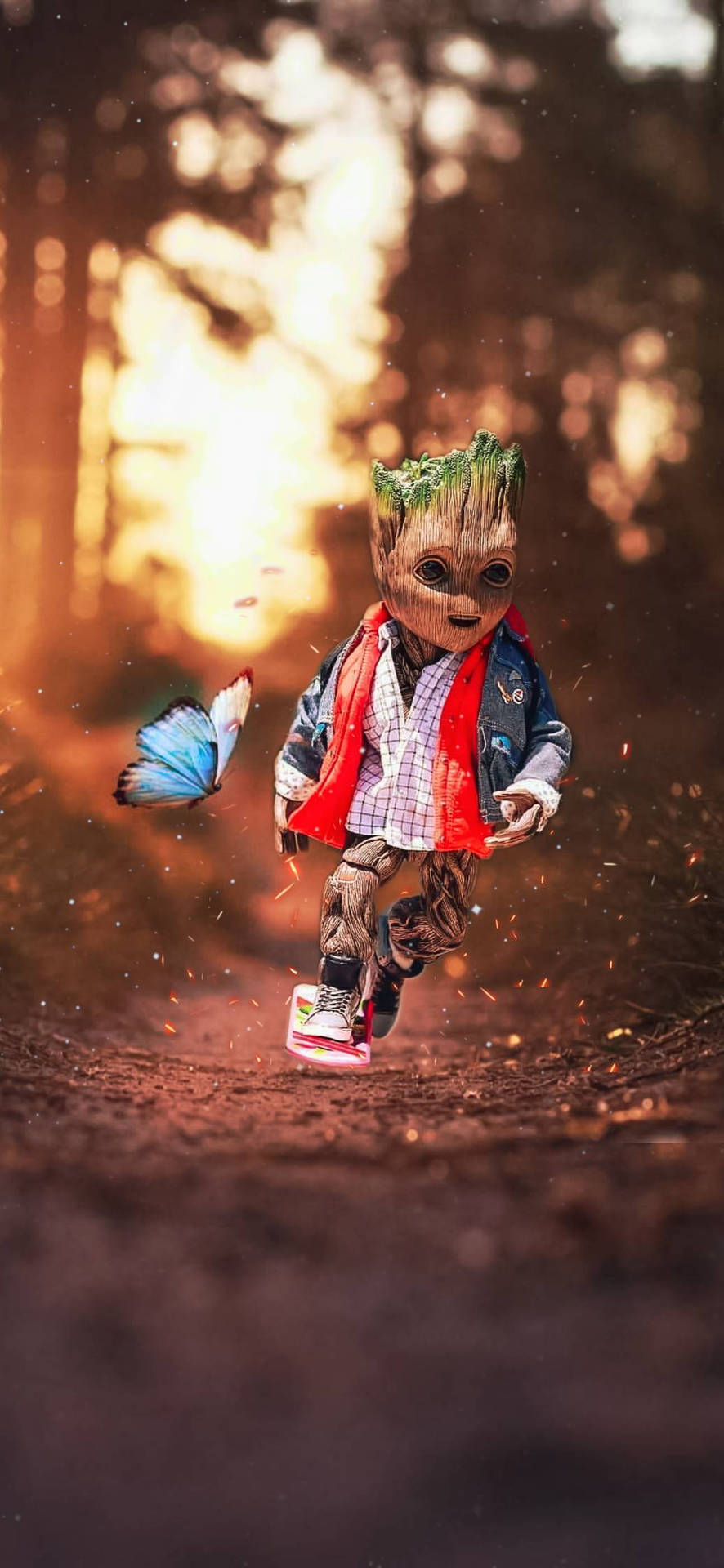 Teen Groot In Cool Clothes