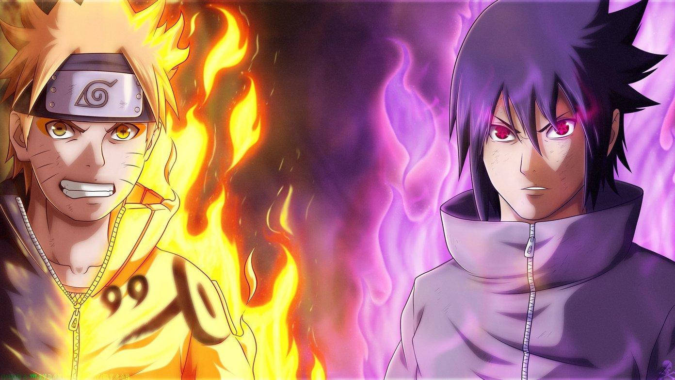 Teen Sasuke And Naruto Pc Background