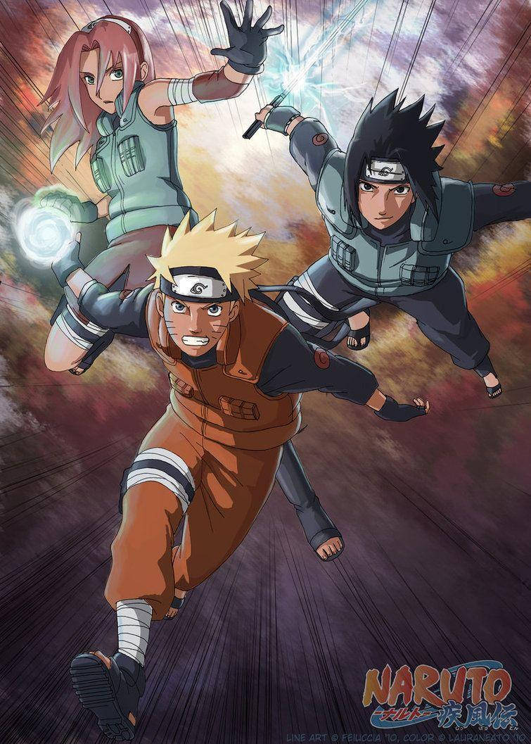 Teen Team 7 Naruto Iphone Background