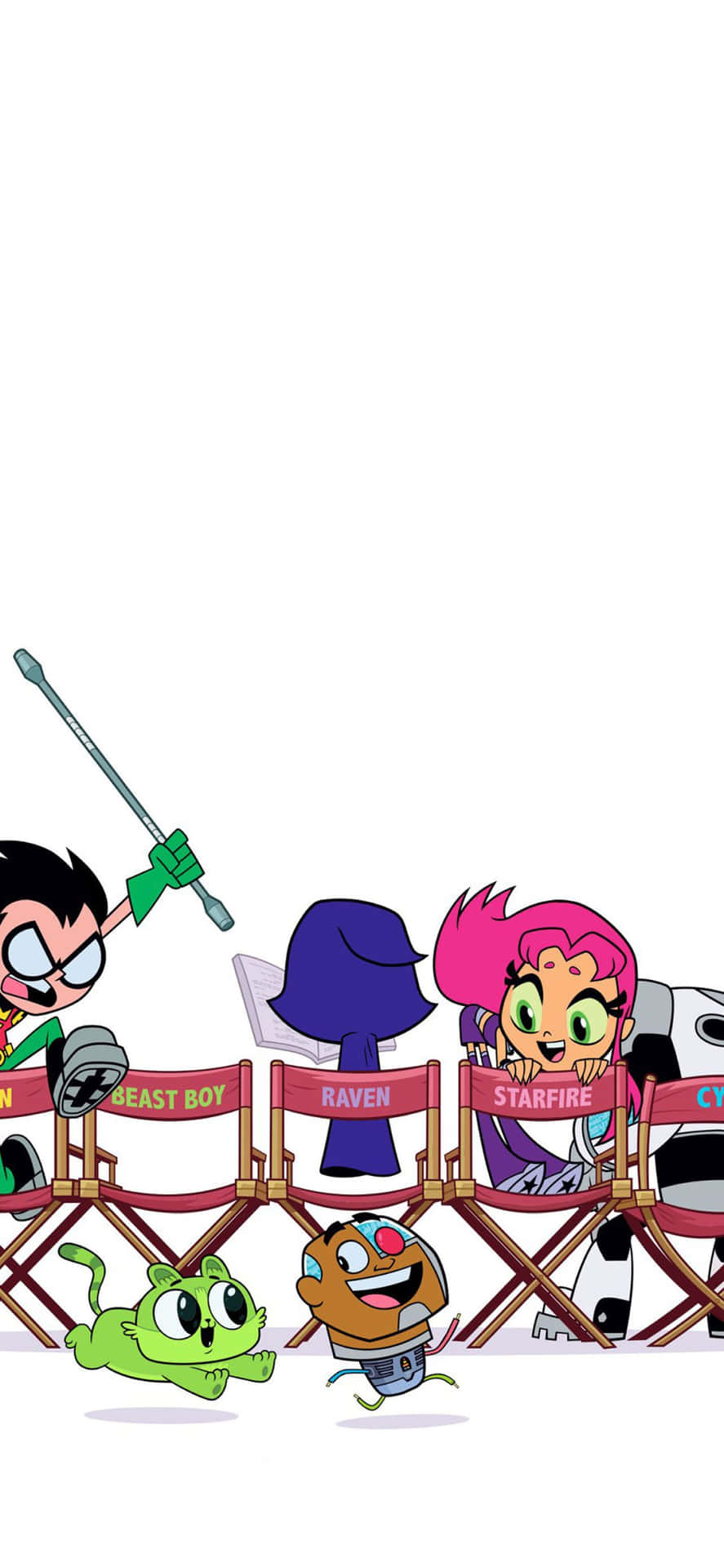 Teen Titans Go Animated Characters Background