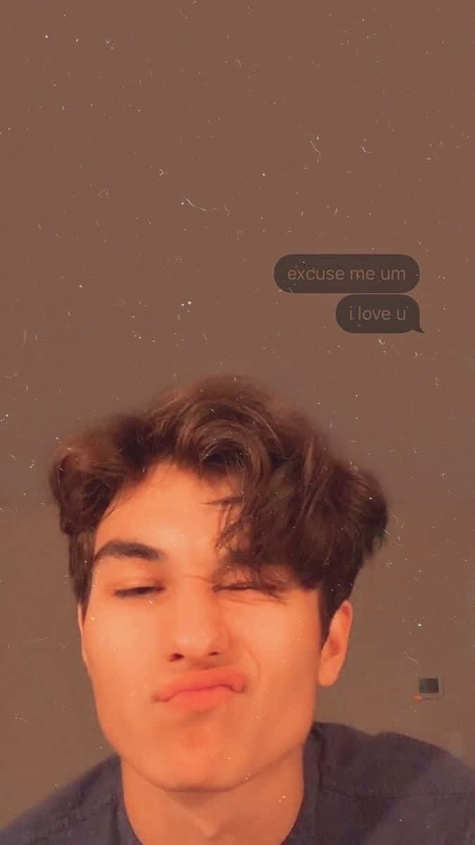 Teenage Boy Aesthetic Pouty Lips Background