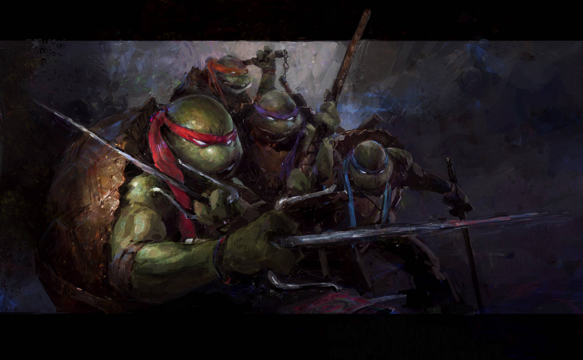 Teenage Mutant Ninja Turtles Artwork Background