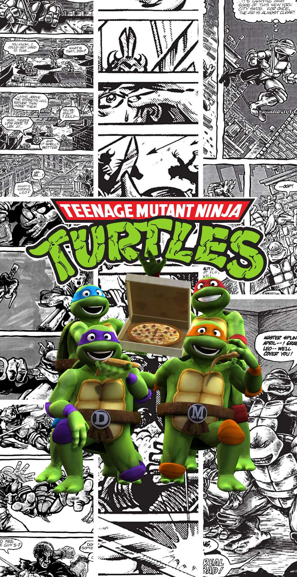 Teenage Mutant Ninja Turtles Comic Book Action Figures