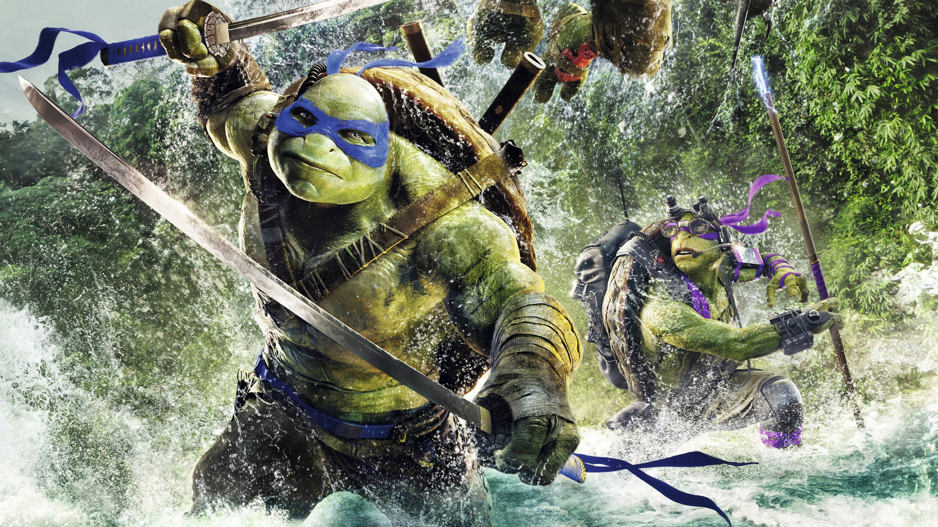 Teenage Mutant Ninja Turtles Leo And Donatello Background