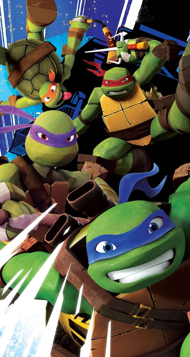 Teenage Mutant Ninja Turtles Nickelodeon Cartoon Background