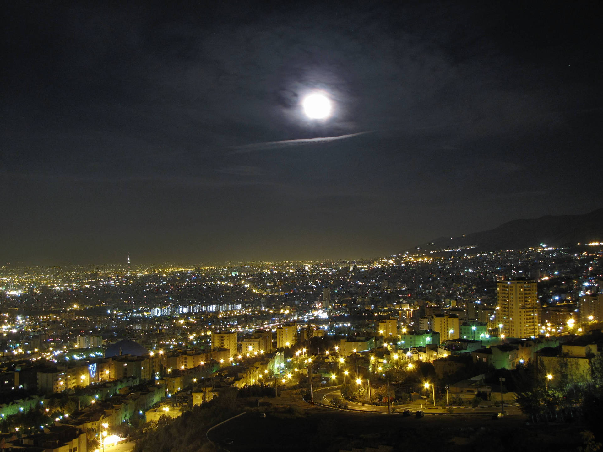 Tehran Full Moon