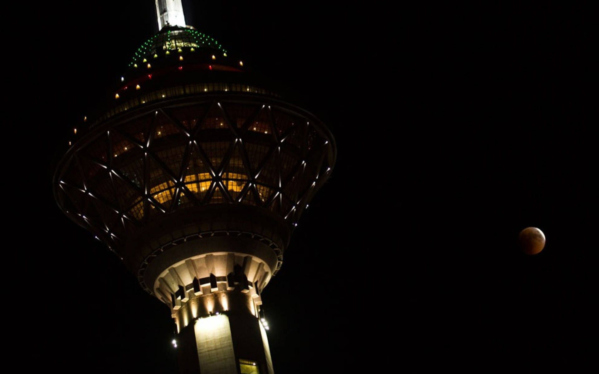 Tehran Night Tower