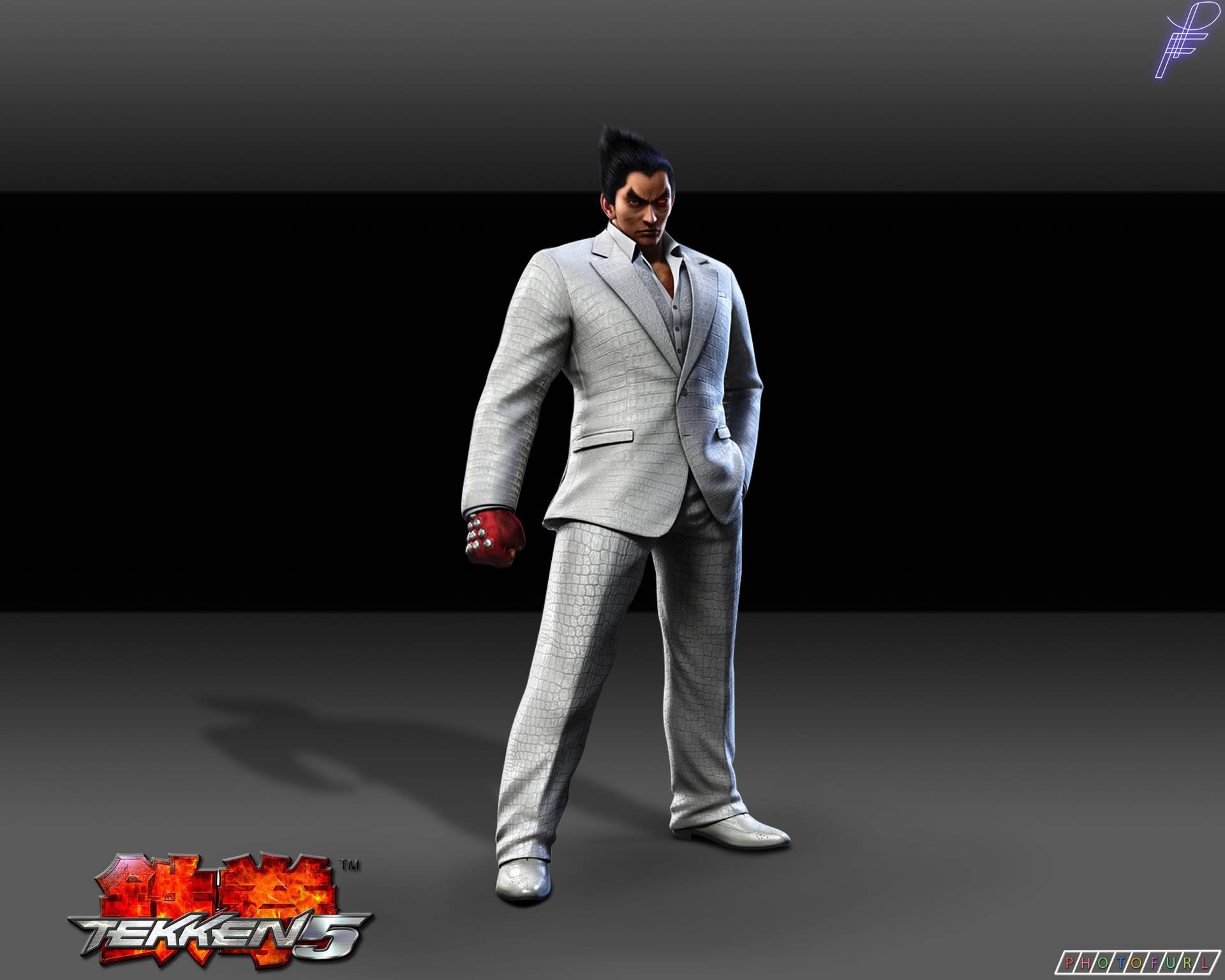 Tekken 5 Kazuya Mishima Cover Background