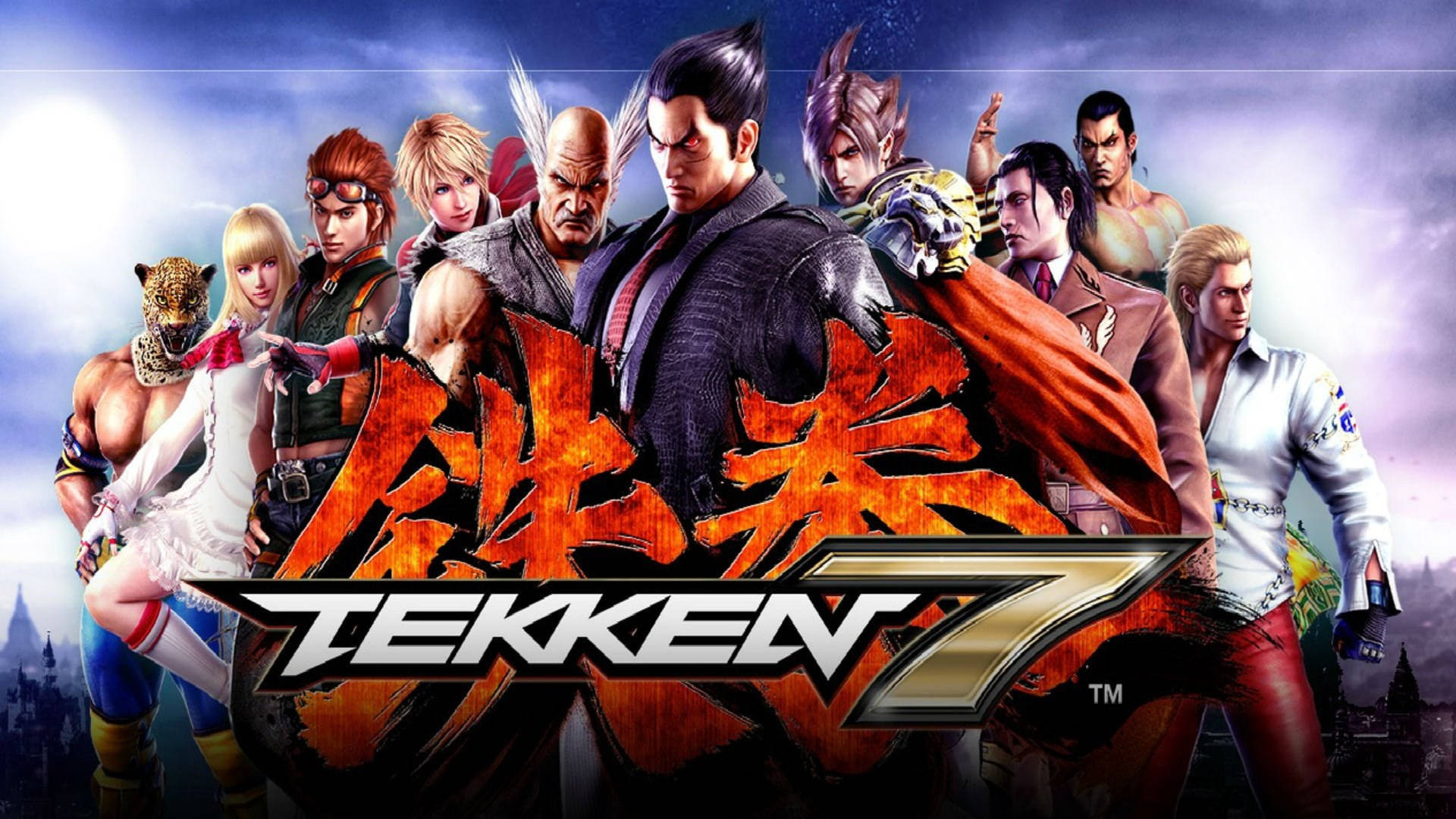 Tekken 7 Characters Cover Background