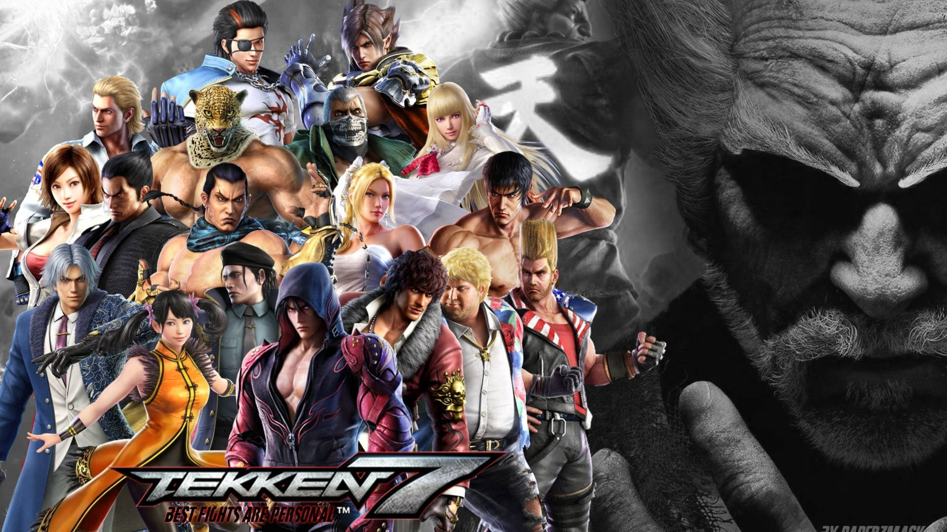 Tekken 7 Fighters Cover Background